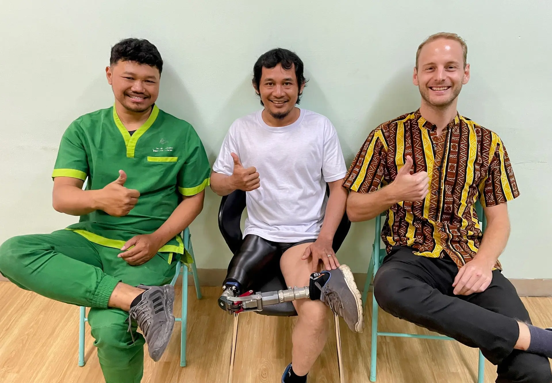 patient happy with prosthetic